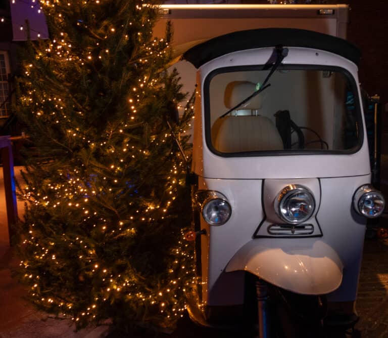 Bedrijfsuitje in de winter