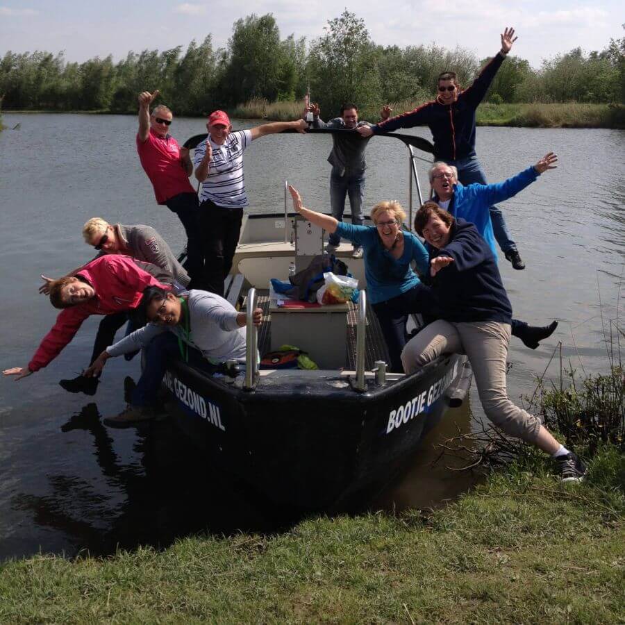 Erop uit met je team in het voorjaar tijdens de Sloepen Challenge