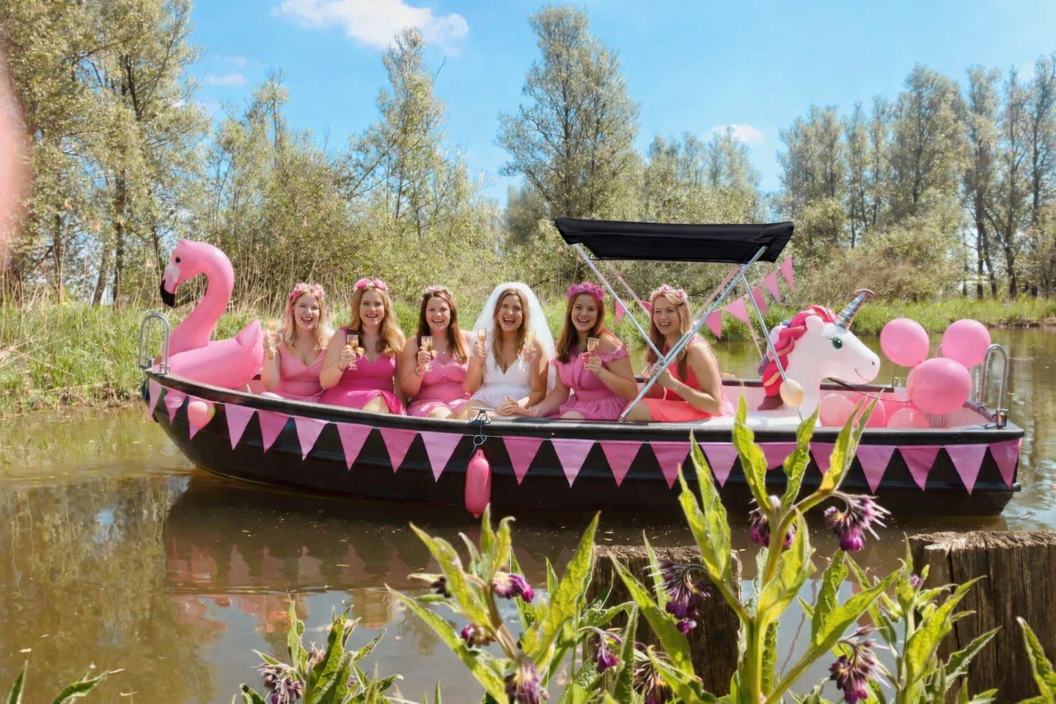 Vrijgezellenfeest voor vrouwen op het water met de Loveboat