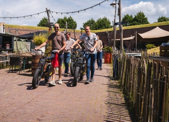 actief uitje op de fatbike